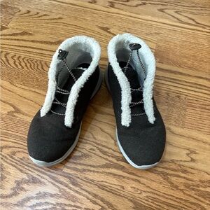 Ryka Black and White Ankle Boots